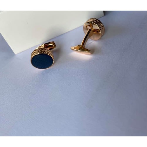 Round Water Color Luxury Men's Cufflinks
