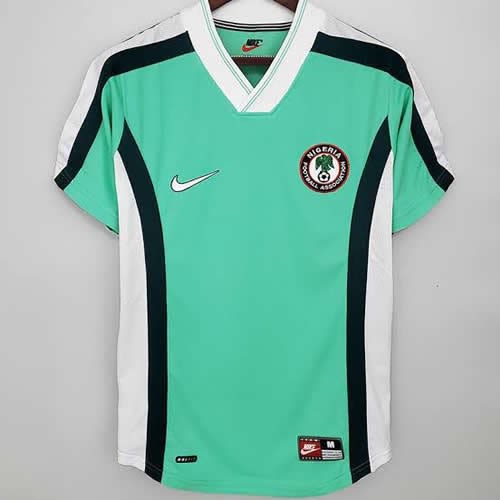 Men's Official Retro Home Jersey For Nigerian National Team 1998