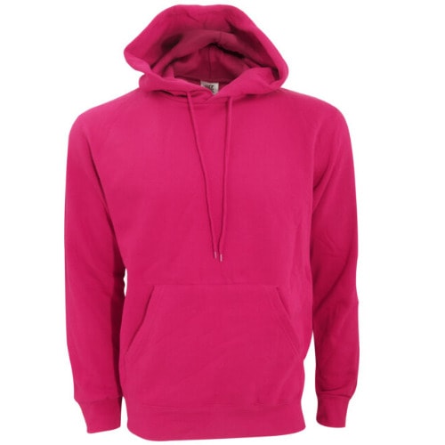 Women's Plain Pink Hoody Sweatshirt