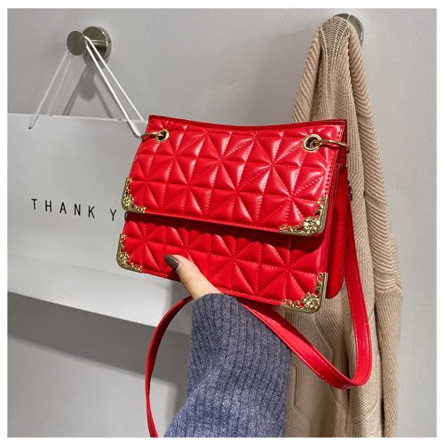 Woman Fashion Hand Bag_ Red