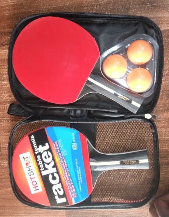 Table Tennis 2 Player Set 2 Table Tennis Bats