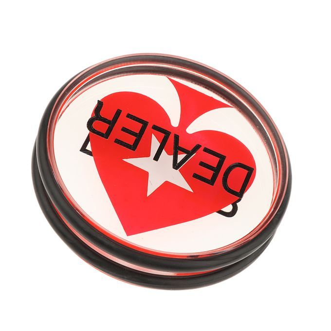 Double-Sided Texas Hold'em Dealer Button - Casino Grade 3 Inch