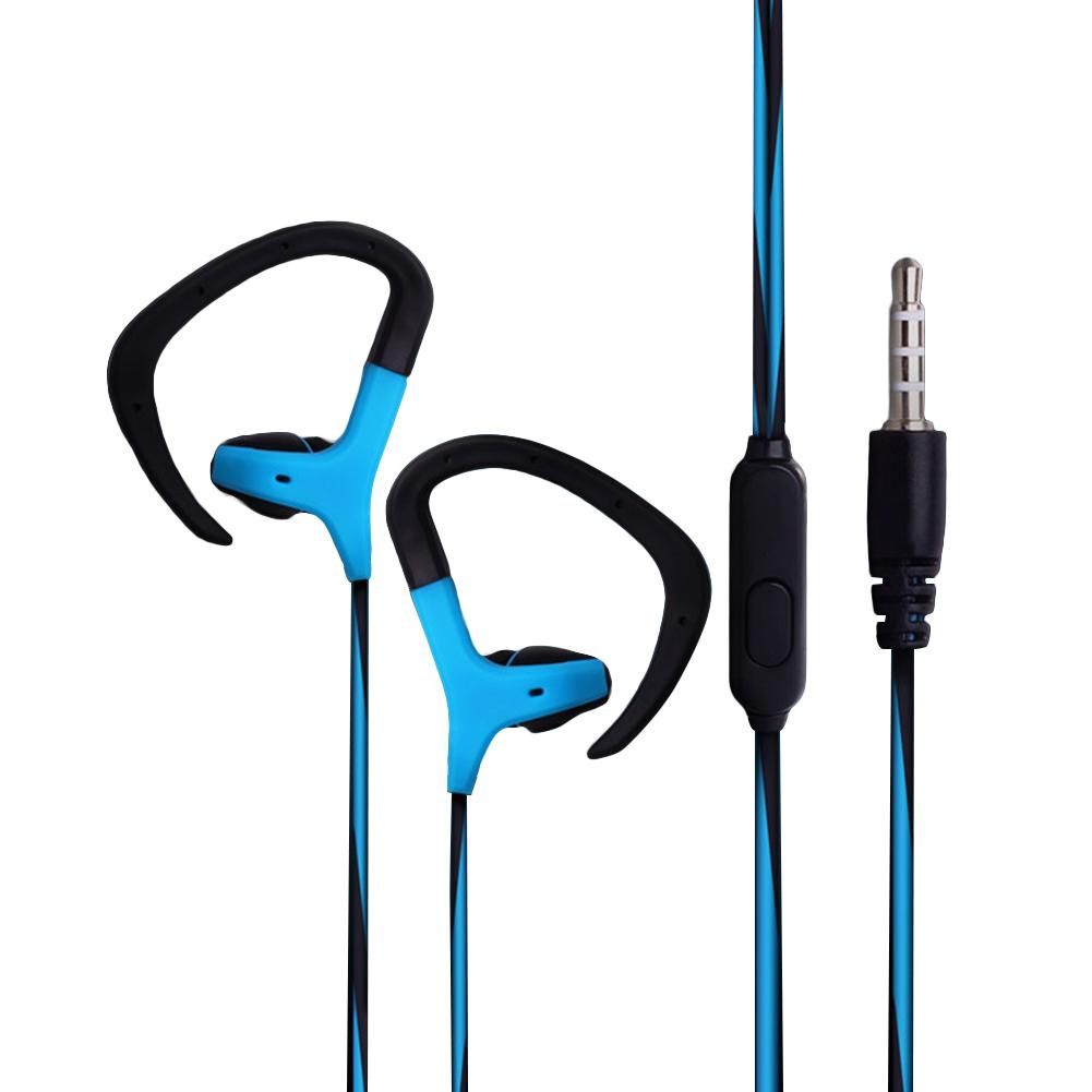 3.5mm In-Ear Headphone Running Sport Music Stereo-Blue