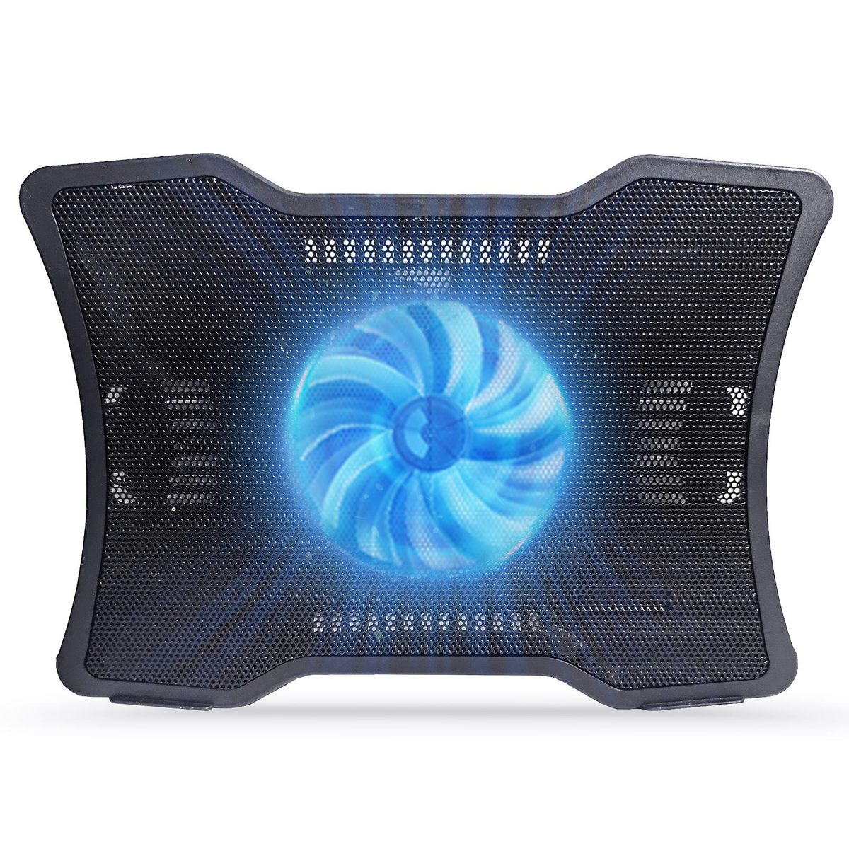Portable Laptop Cooler Laptop Cooling Base Single Fan Design Low Noise Two USB Ports Support Laptops Below 14 inch