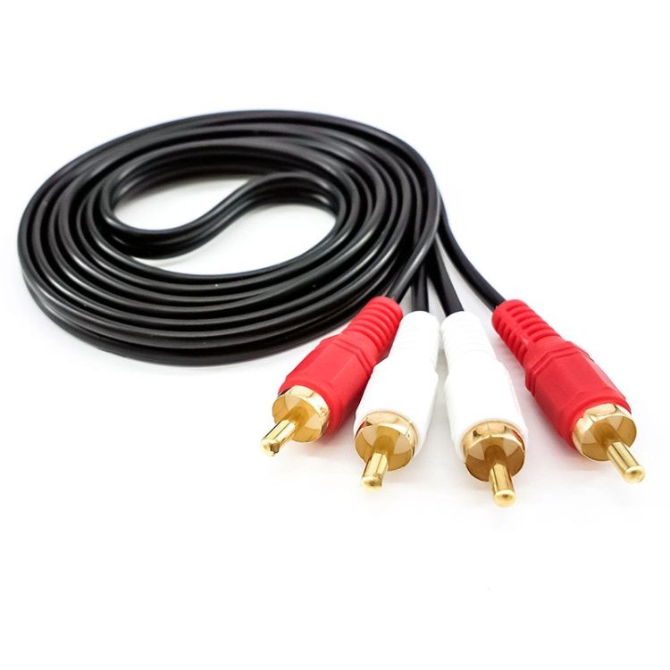 Double Lotus Audio Cable Power Amplifier Audio Cable 1.5m