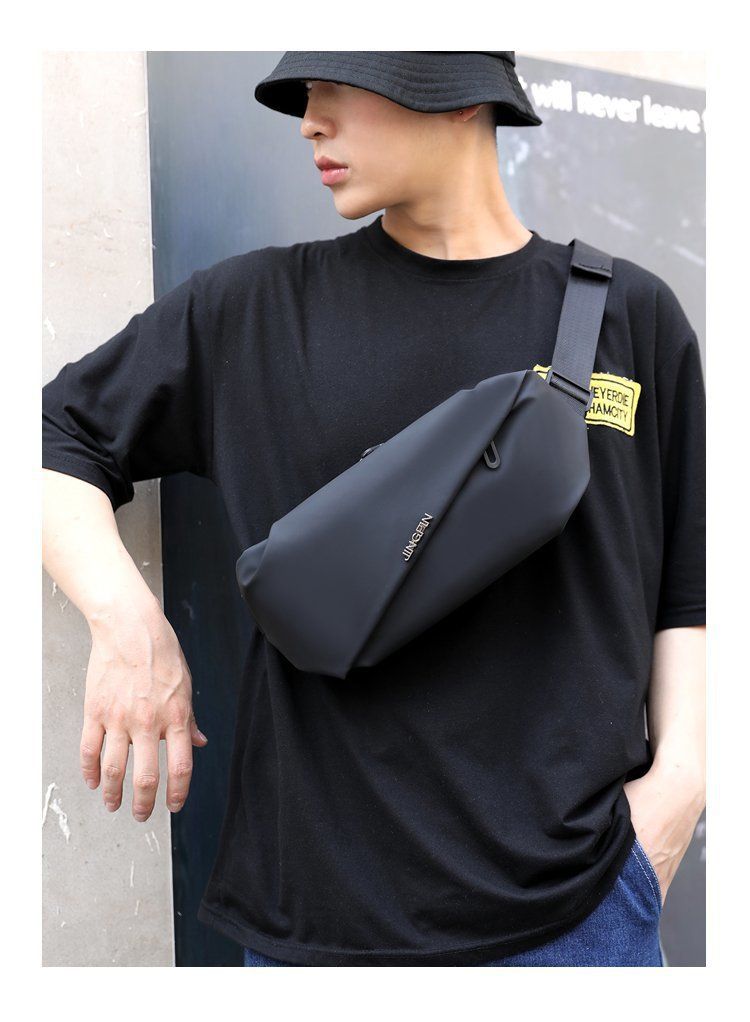 Men's Leather Waist Bag Cross Bag Men's Bag