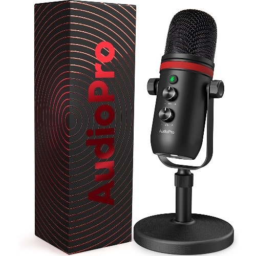 Audio Pro Usb Condenser Gaming Microphone For Pc -  Laptop - Phone - Ps4 And Ps5