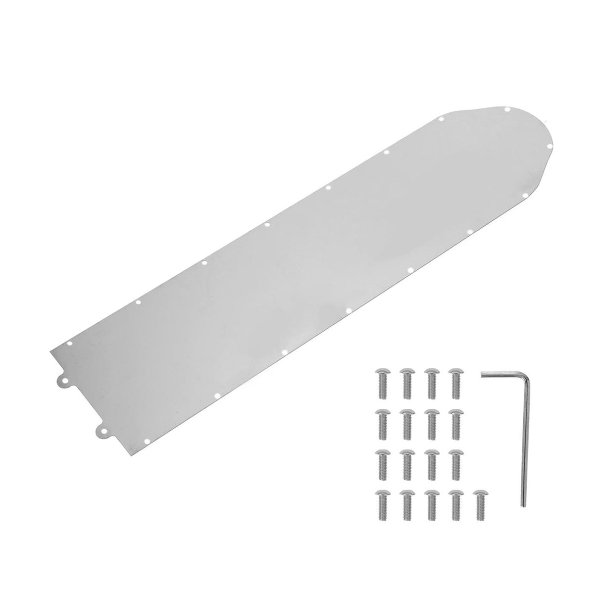 Electric Scooter Chassis Aluminum Protection Metal Guard Plate Armor Battery Bottom Cover ZK23570