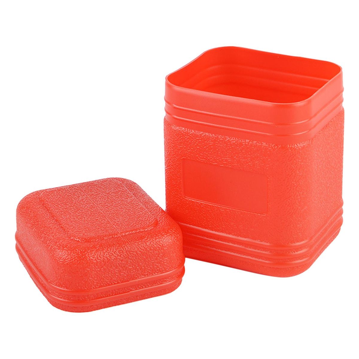 Heavy Duty Camping Stove Storage Box Outdoor Outer Red11.7x7.2x8.5cm