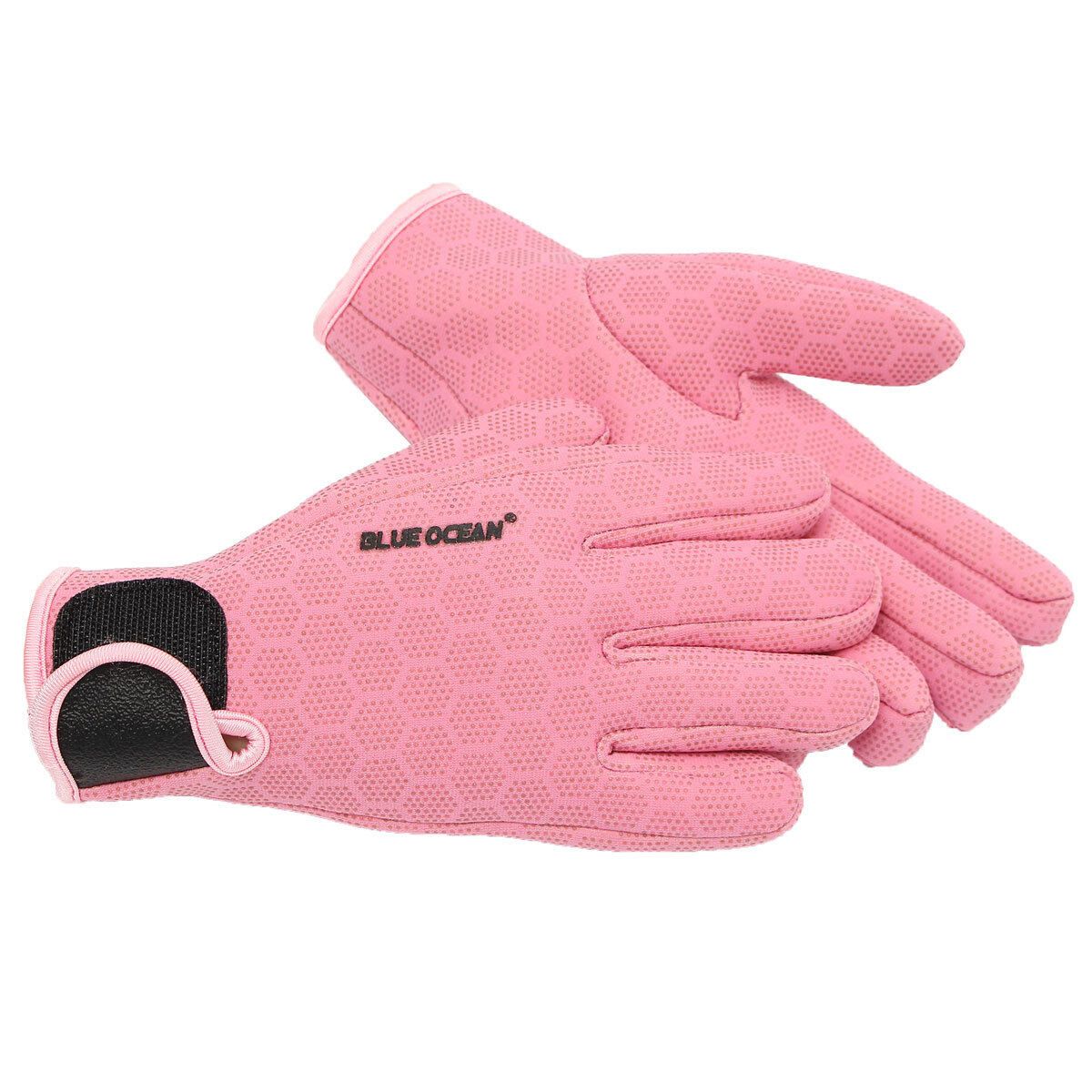 1.5mm Neoprene Diving Scuba Water Sport Textured Palms Pink S Pink S