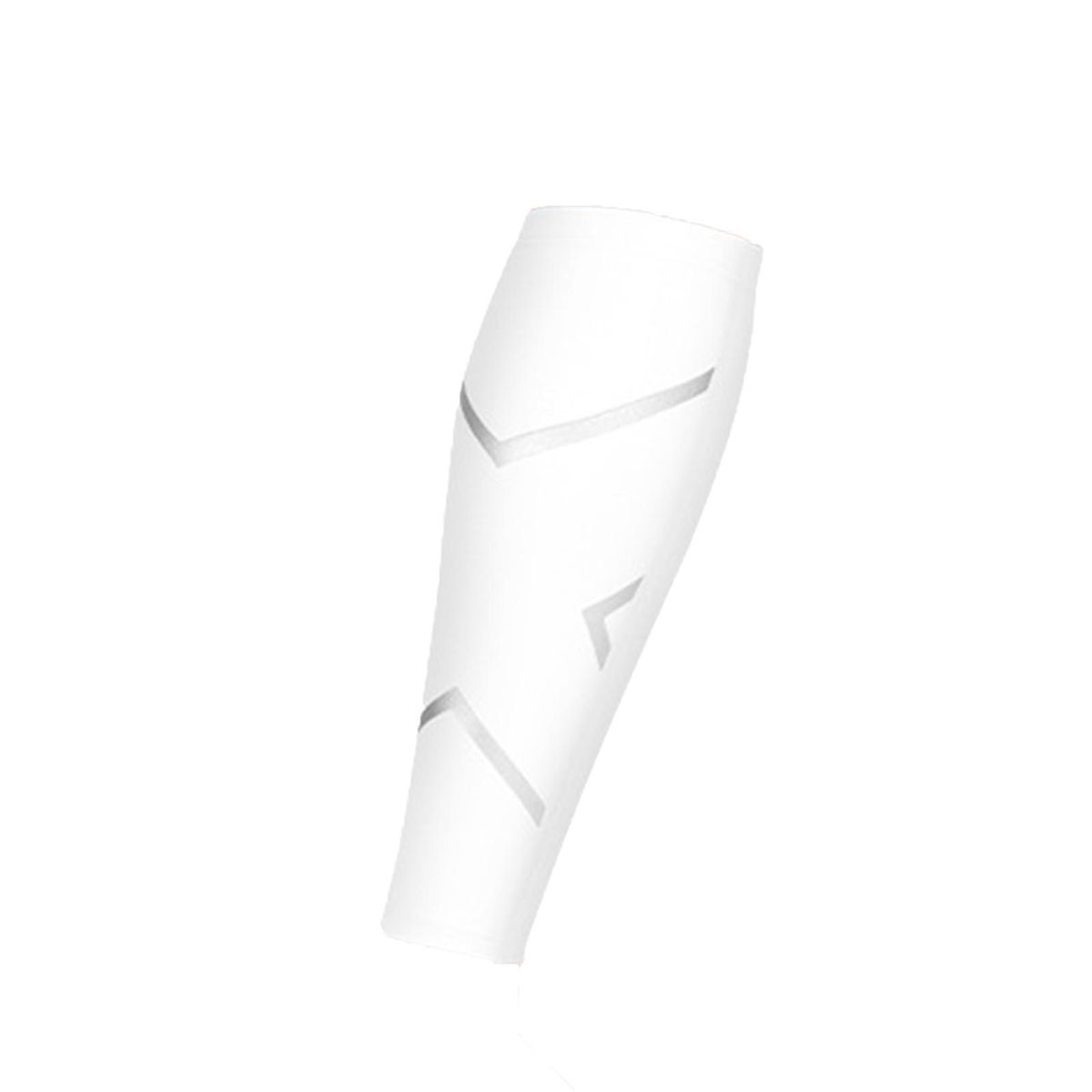 Sports Calf Sock Basketball Football Shin Guard White