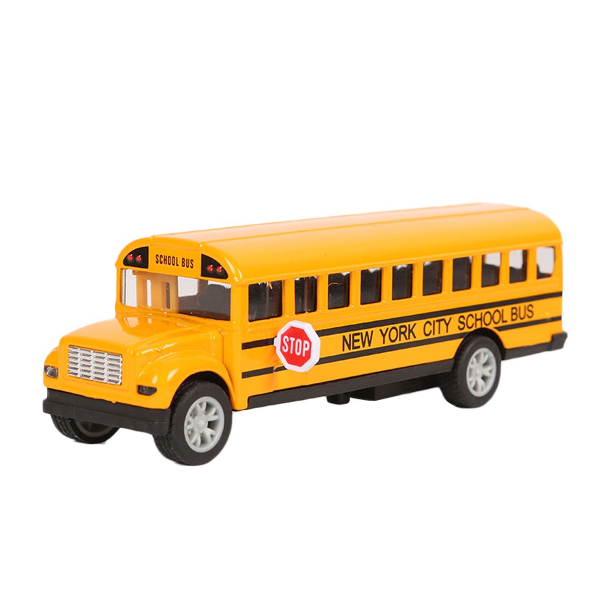 Car Model Long Nose Friction Powered School Bus Model