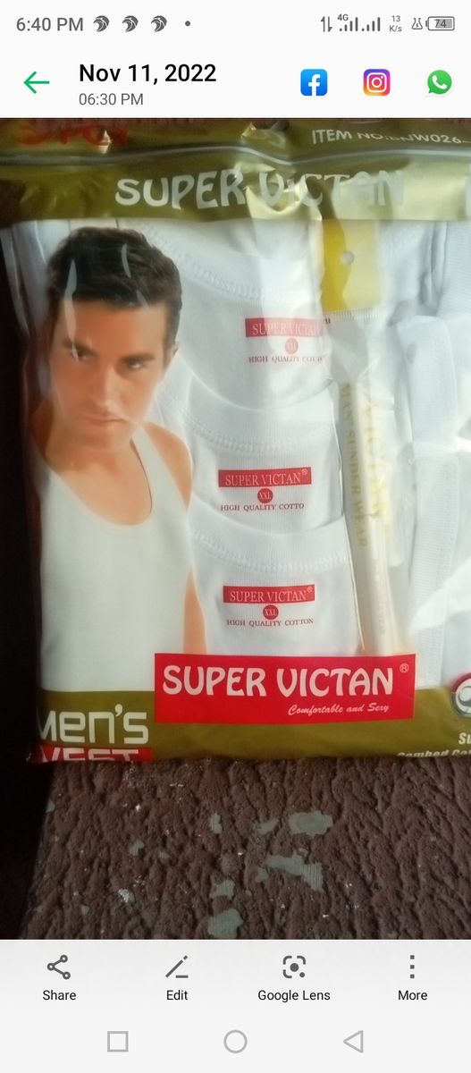 Super Victer Singlet 3-1 White