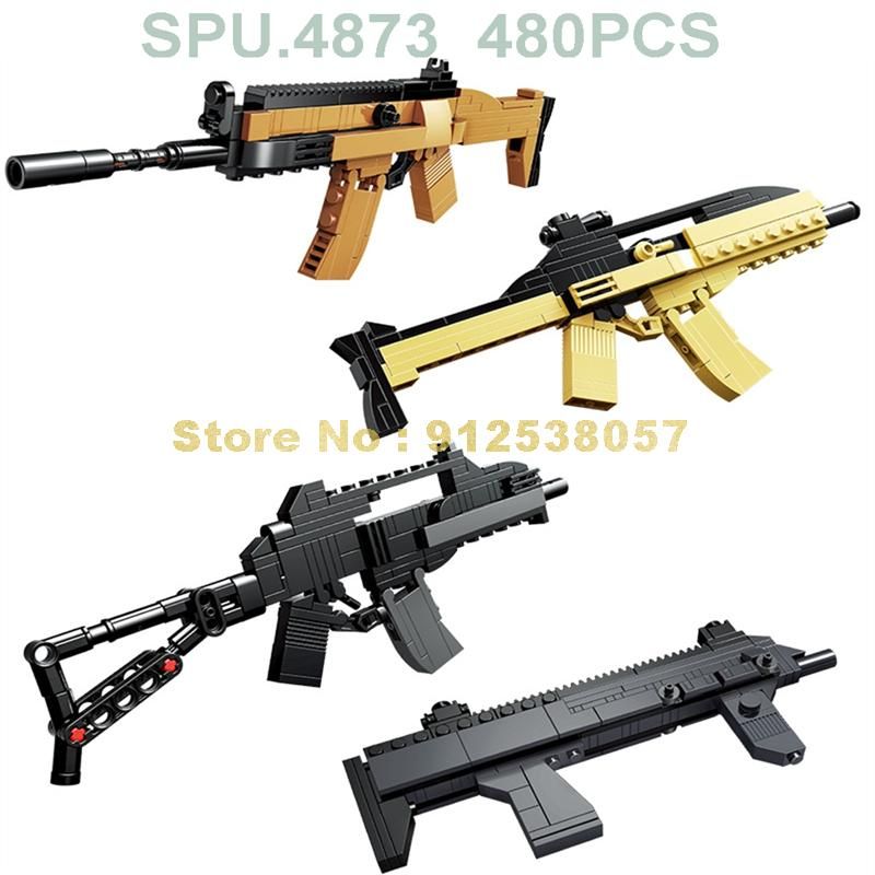 Military Gun N-in1 Automatic Submachine