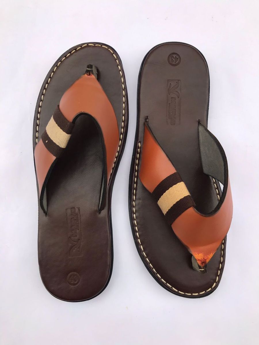 Handmade Men's Slipper [BROWN]