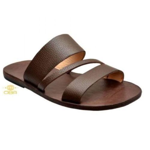 Male Leather Palm Slippers