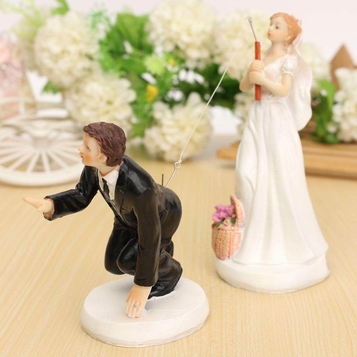 Wedding Cake Toppers - Bride And Groom Couple, Cake Decoration