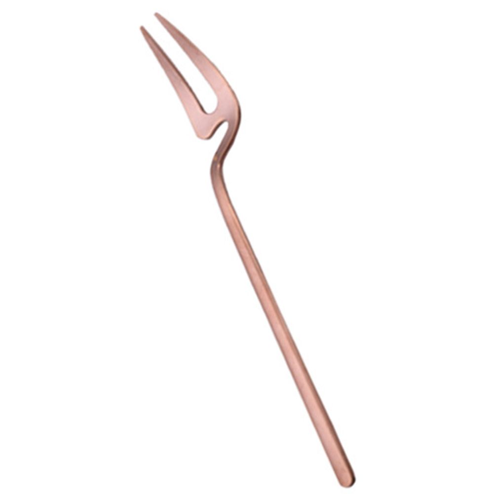 Portable Stainless Steel Long Handle Coffee Ice-Rose-Golden