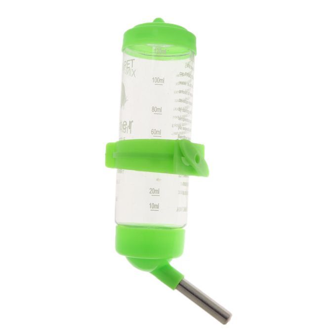 125ml Little Pet Drinking Water Bottle Rat Hamster Rabbit Green