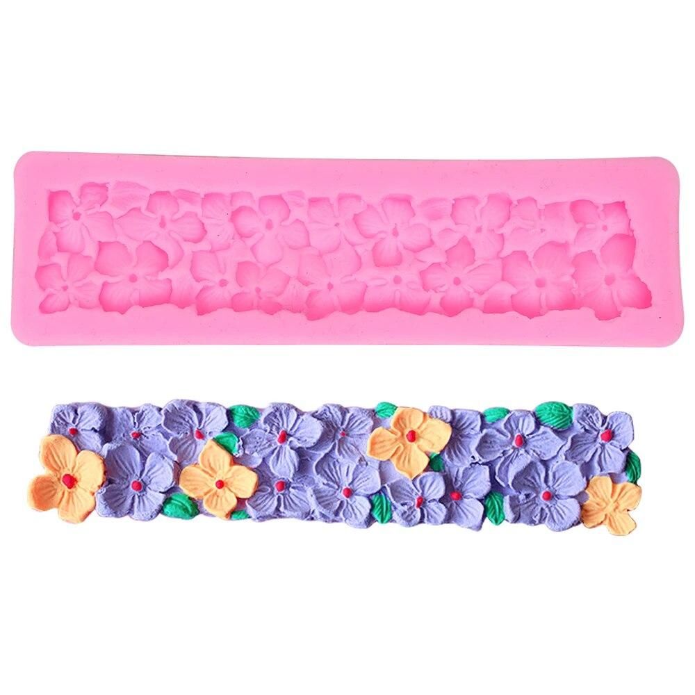 Cake Moulds Sugarcraft decorating tools Cooking Tools 3D Four Leaf Clover Kitchen Accessories Cake Tools Silicone