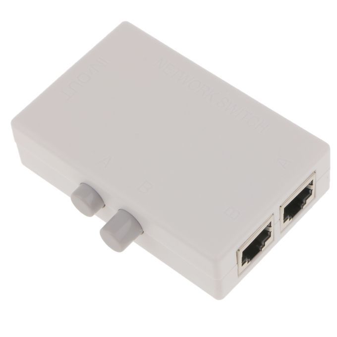 Mini MTVIKI 2Port Fast Ethernet Switch 100Mbps Desktop PC Fast Speed