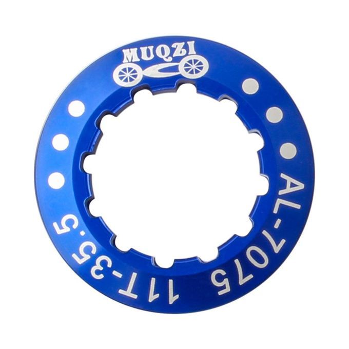 Bike Cassette Cover Lock Ring Alloy Flywheel Ring Dustproof Cog Blue