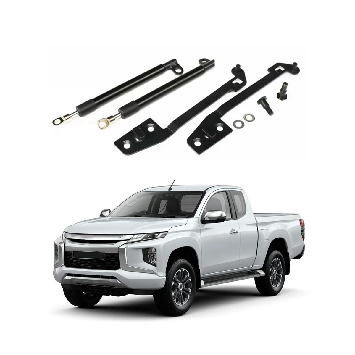 Car Rear Slow Support Rod Strut Bar Gas Shock Damper for