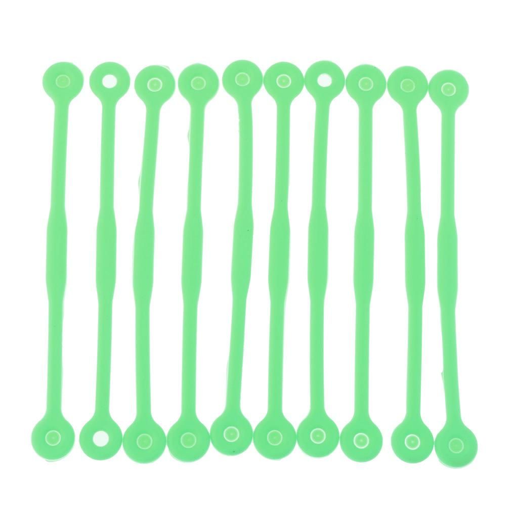 10pcs Tennis Squash Racket Vibration Dampeners Shock Green