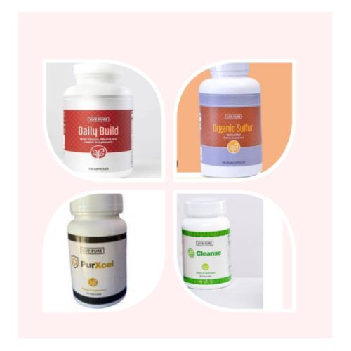 Cleanse, Purxcel, Daily Build And Organic Sulfur COMBO