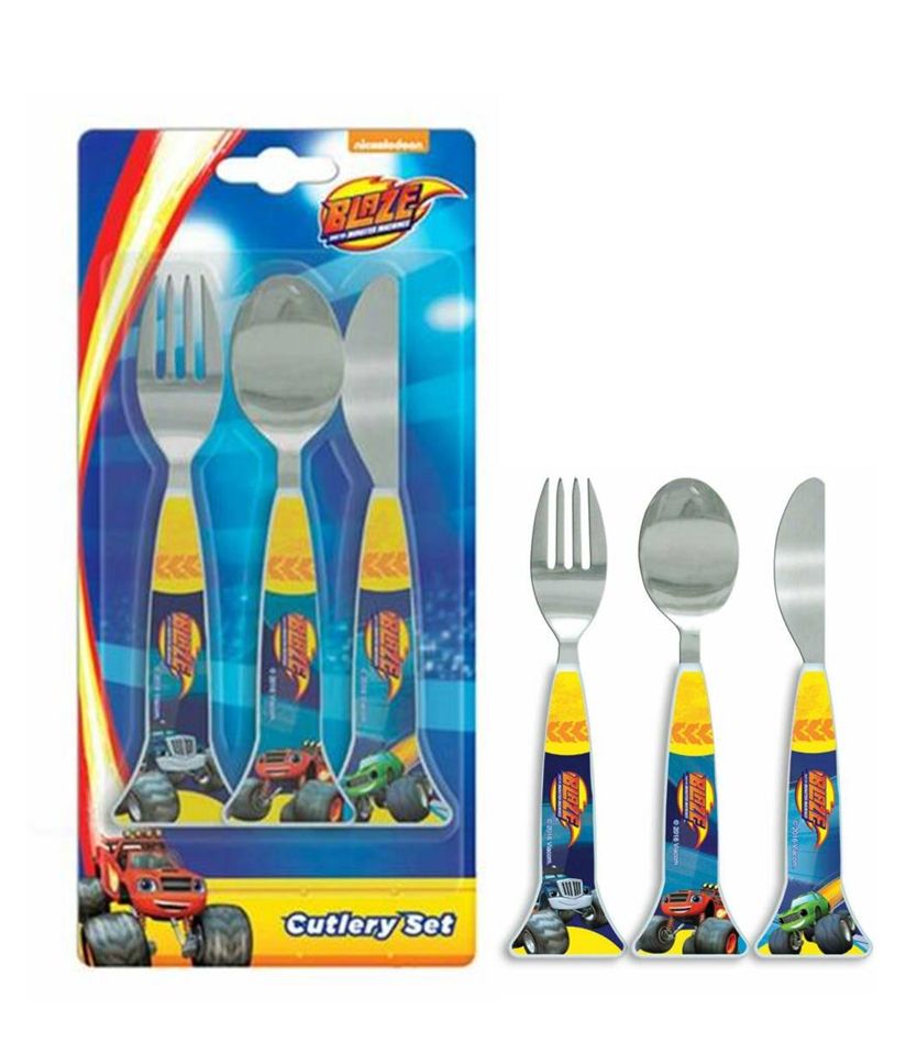 Blaze And The Monster Machines 3 Piece Cutlery Set Children
