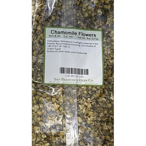Chamomile Flowers Raw 8 Oz Tea