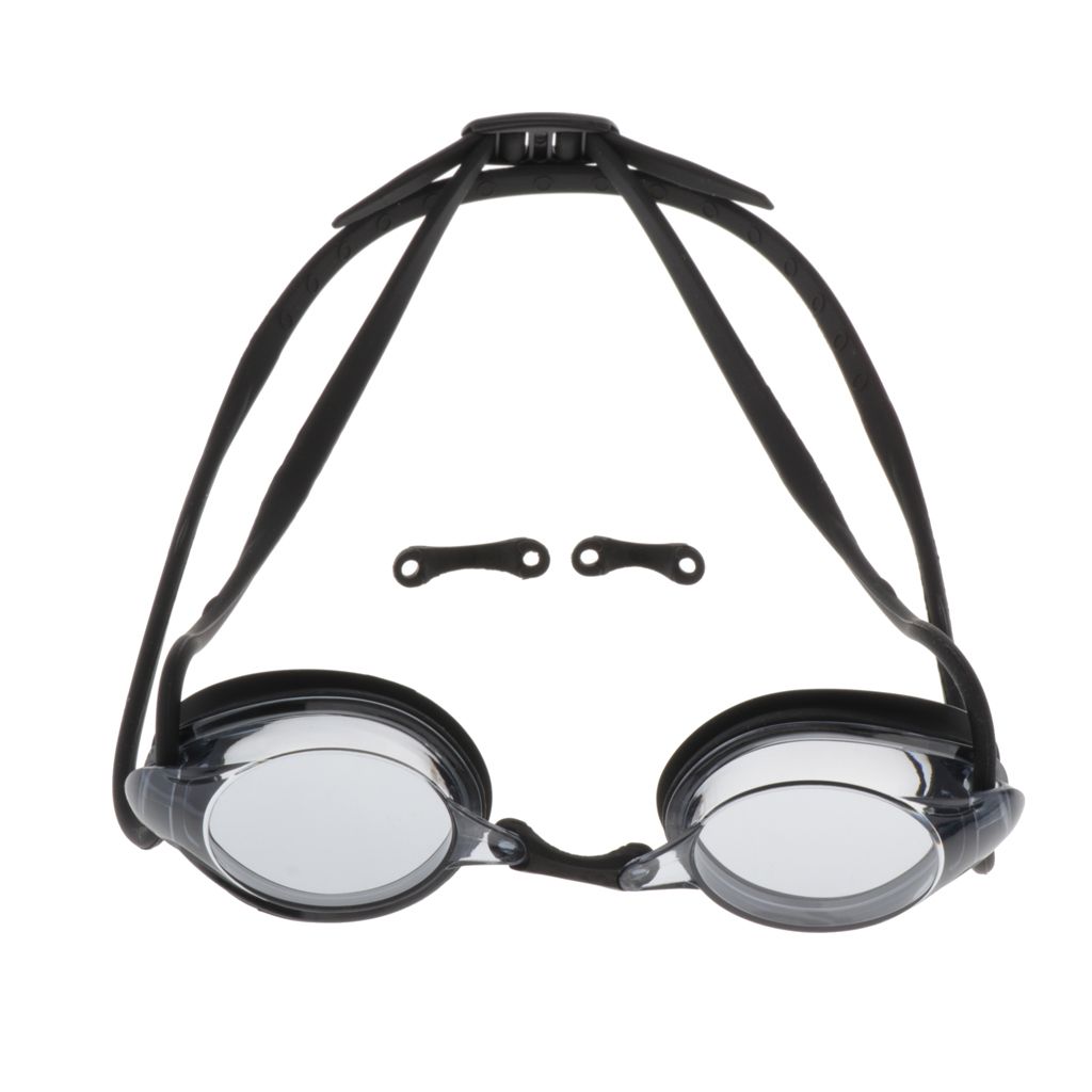 Anti Fog Racing Swimming  UV Protection Swim Glasses Black