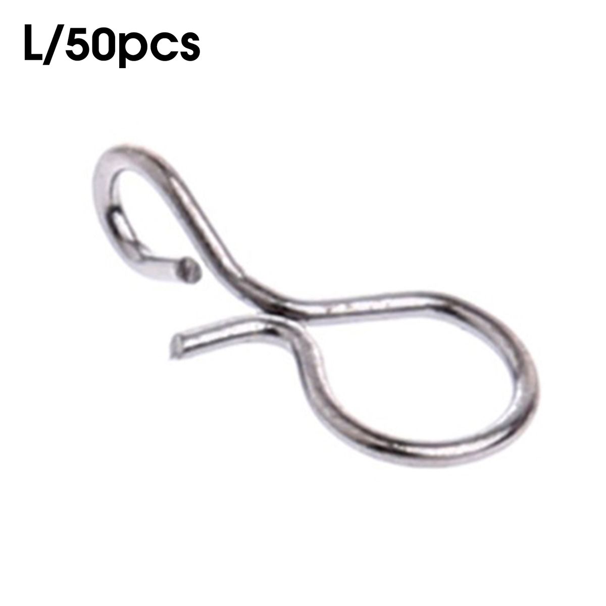 50Pcs Widely Used Fishing Swivel Connector Quick Change