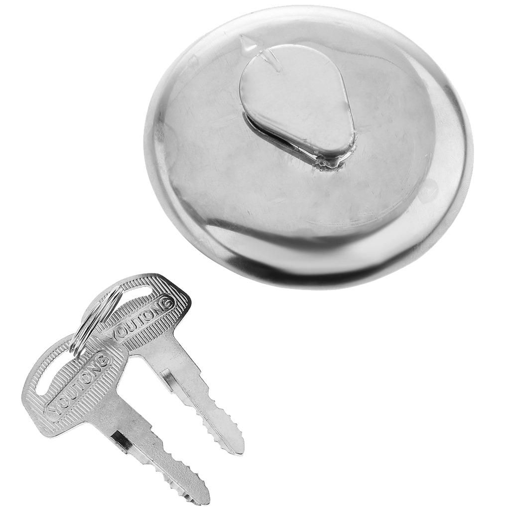 Gas Oil Fuel Tank Cap Lock Cover Protector For Suzuki GN125 Scooter,