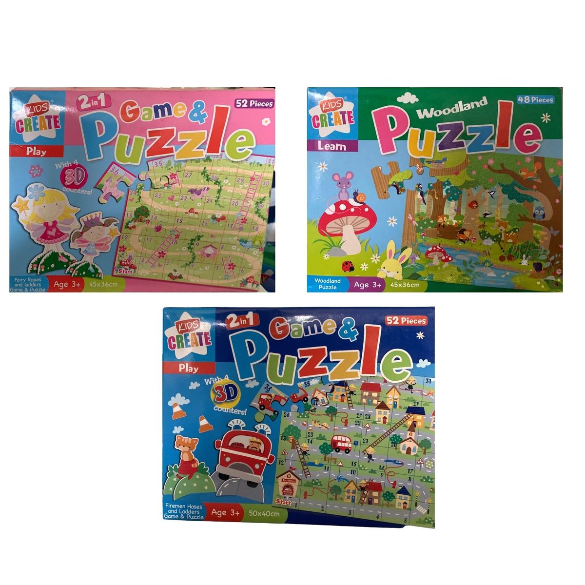 KIDS CREATE GAME & PUZZLE BUNDLE