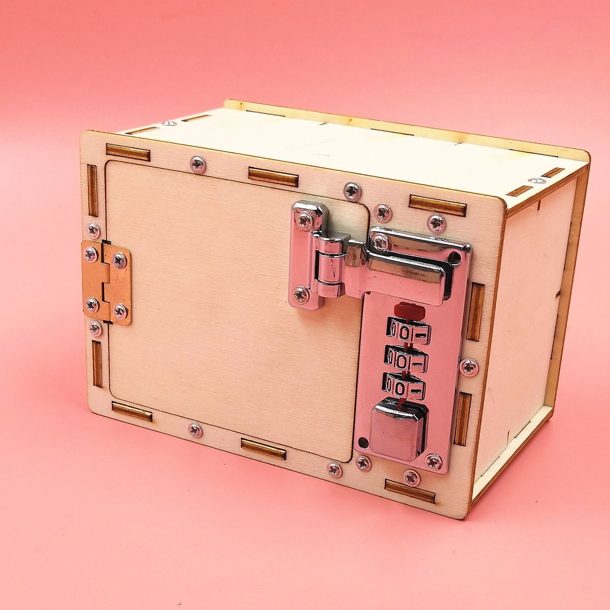 1Pcs Creative Technology Wooden Gizmo DIY Mechanical Lock