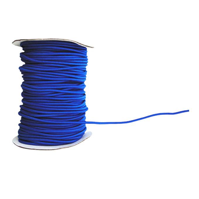 4mm 3m Blue Elastic Bungee Rope Shock Cord Tie Down Roof Rack 3m Blue