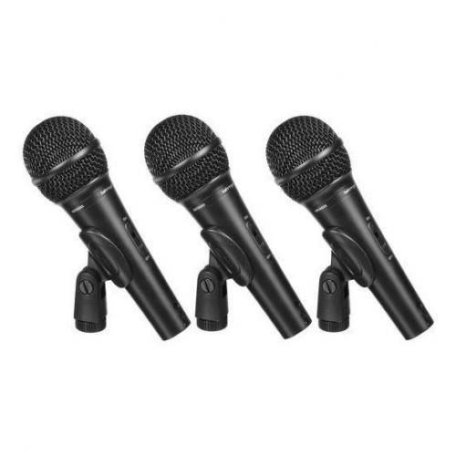 Ultravoice Dynamic Cardioid Vocal Microphones - 3 In 1 Pack - XM1800S.