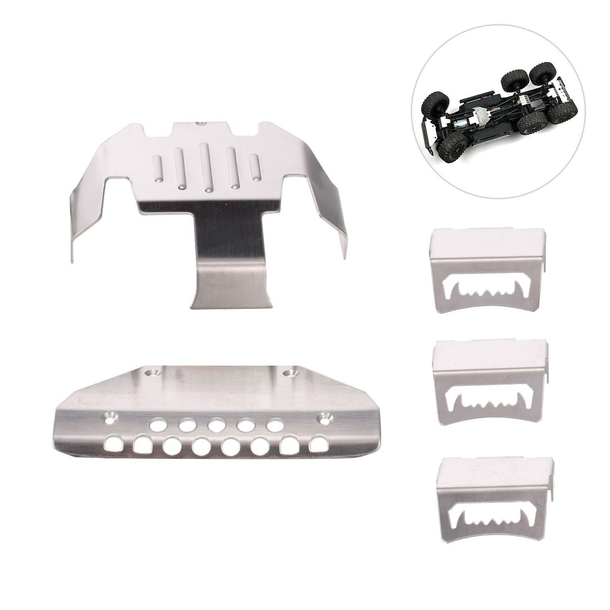 Compatibel With Traxxas TRX-6 RC Car Metal  Chassis Guard