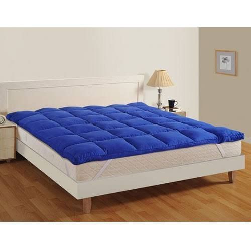 Luxe, Fluffy, Quality 5cm Thick, Mattress Topper - Blue