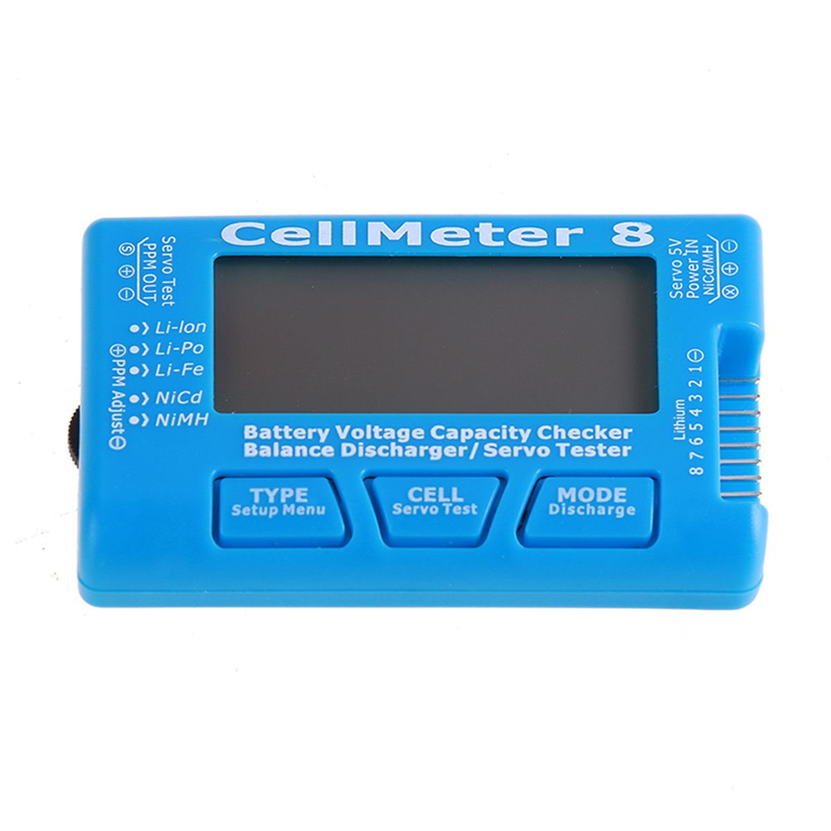 Digital Battery Capacity Checker Battery Voltage Tester LCD