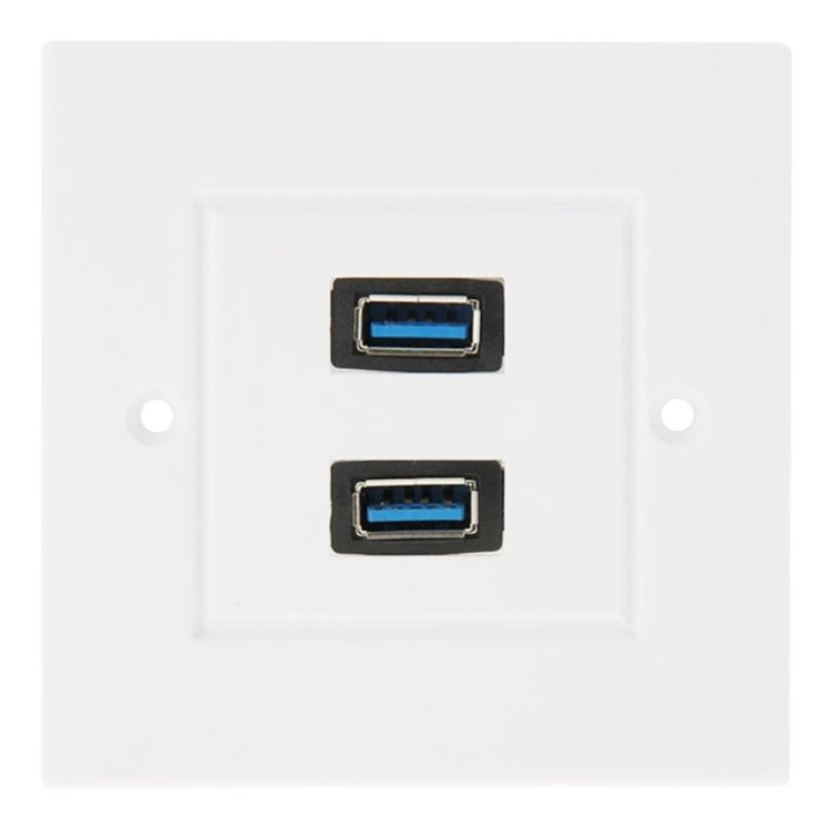 Dual USB 3.0 Female Plugs Home Wall Charger