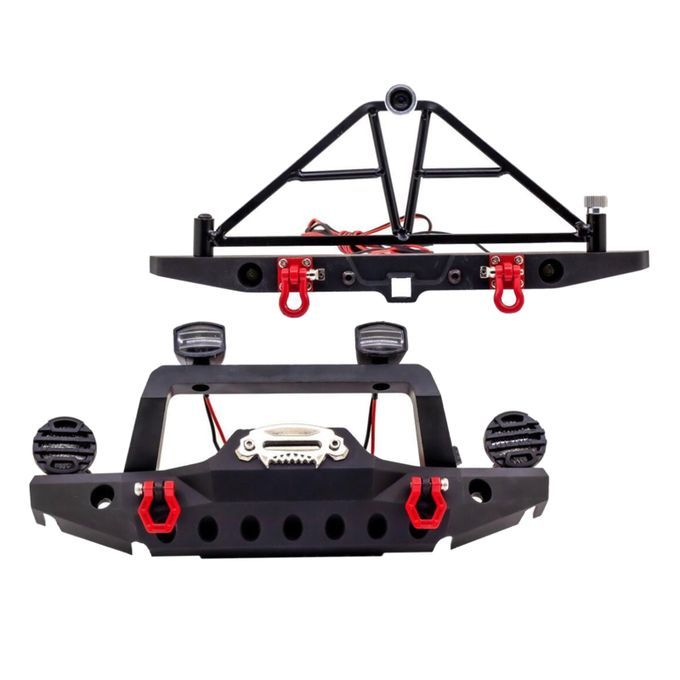 RC Crawler Bumper For Axial TRX4 SCX10 110 Scale Model Front Rear Set