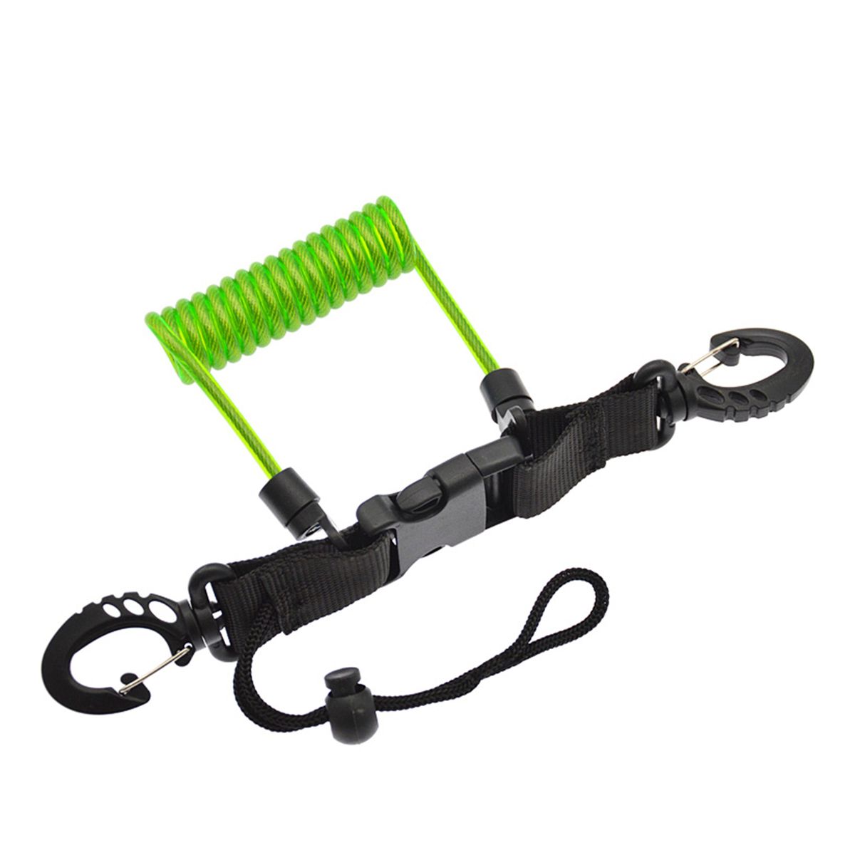 Spiral Coil Cable Anti-lost Camera Flashlights Safety Leash