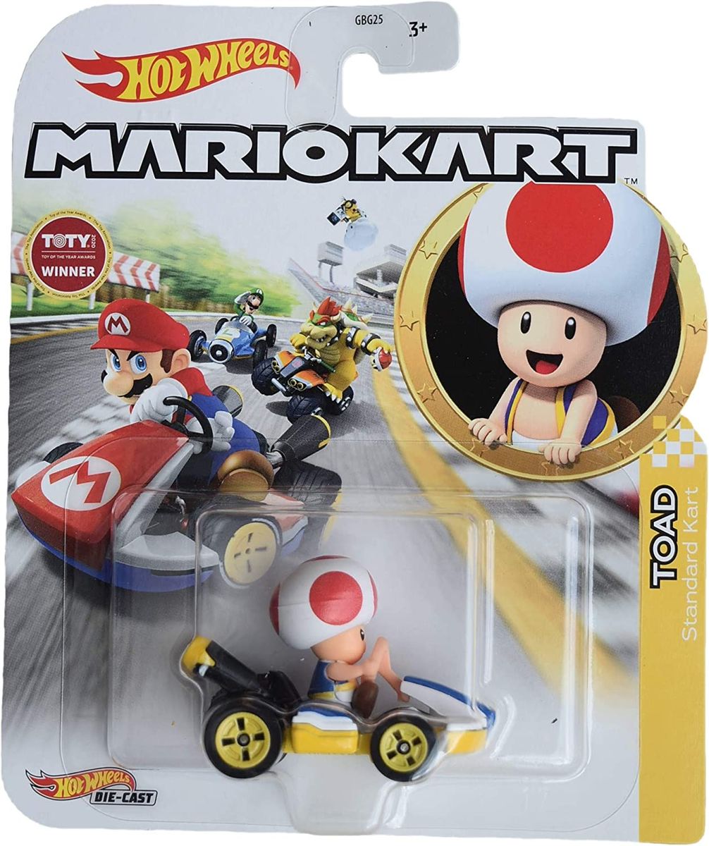 DieCast Hotwheels Mario Kart Toad