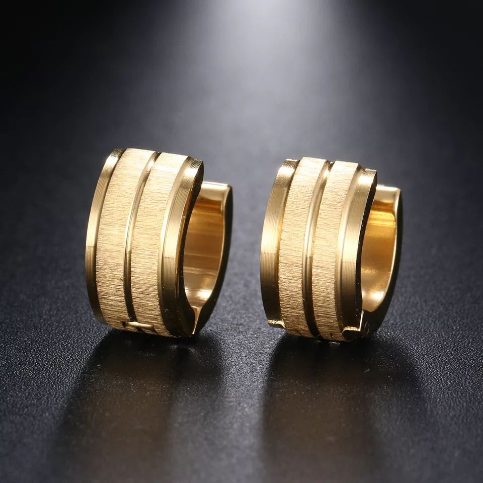 Figaro Gold Hoop Earrings