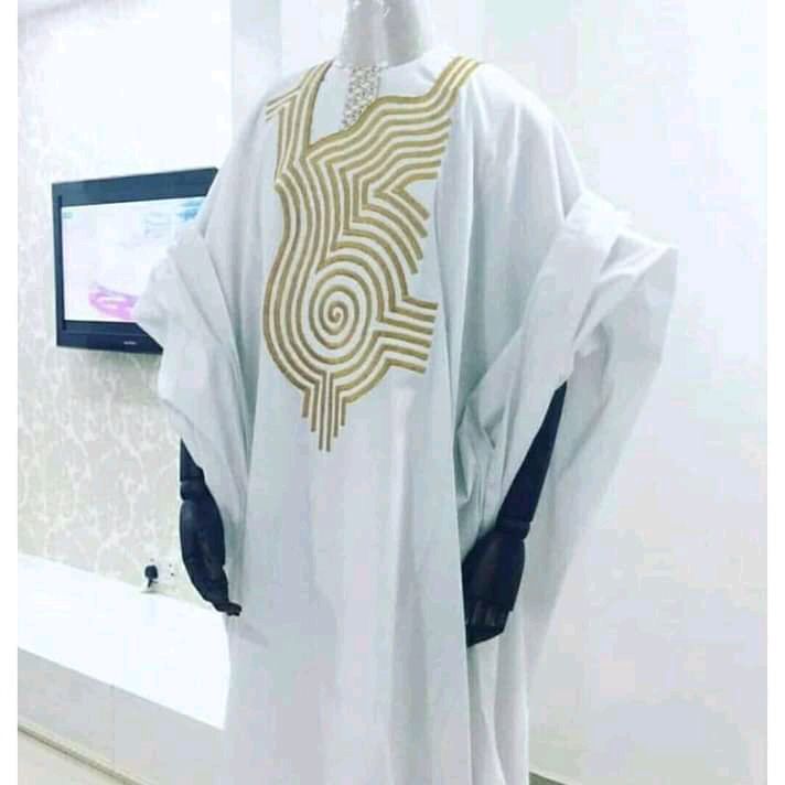 Men Agbada - White