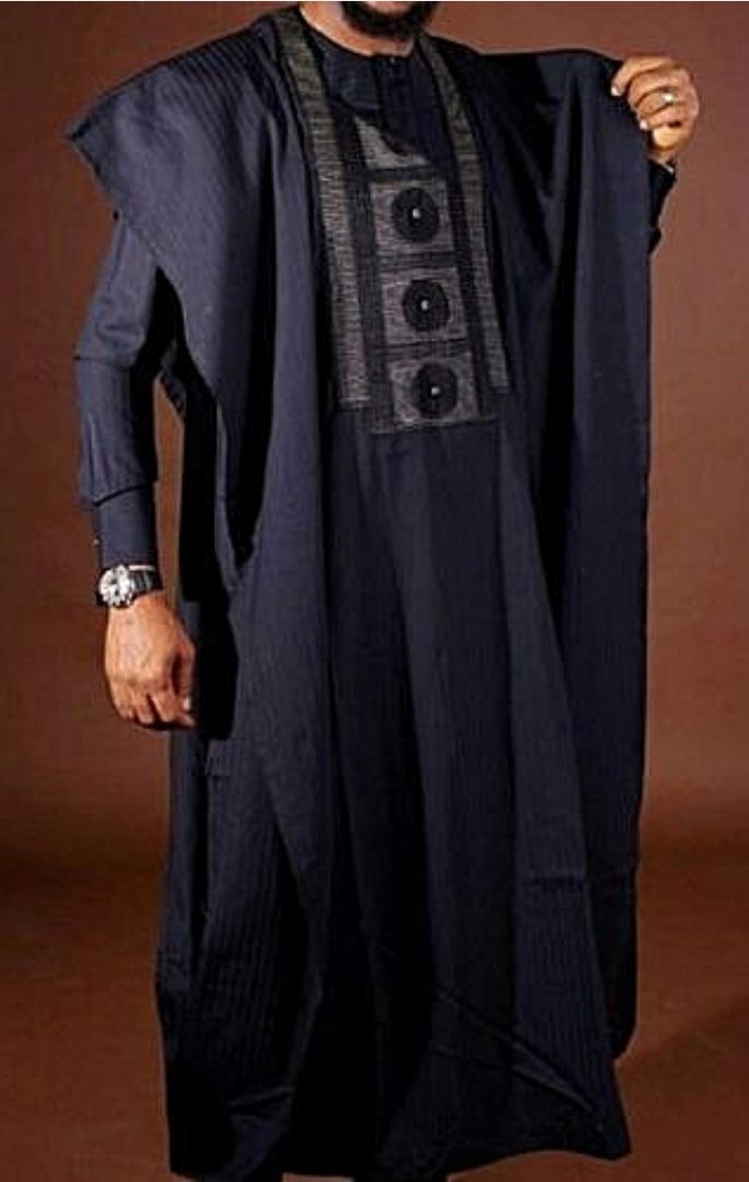 Men Agbada Dress - Agbada With Embroidery