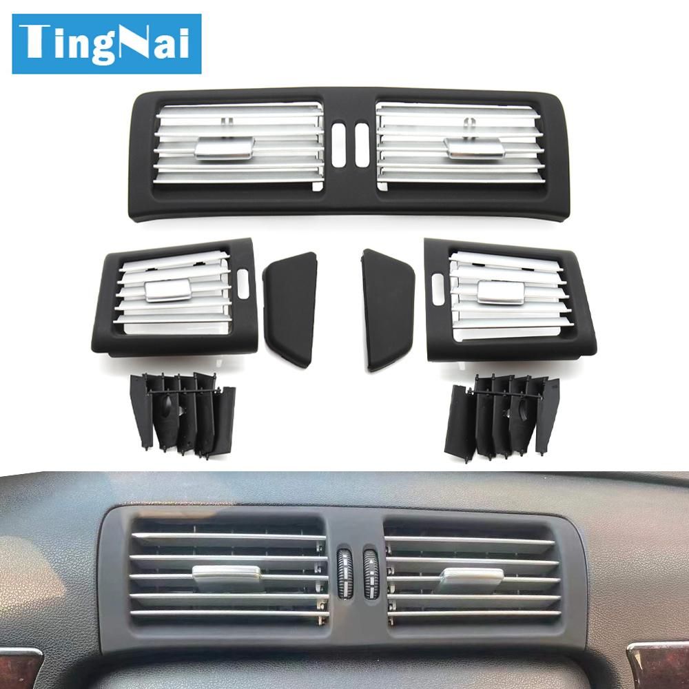 Front Rear Fresh Air Conditioner Chromed AC Vent Outlet Grille Cover For Mercedes Benz W251 2009-2018 R300 R320 R350 R400 R500