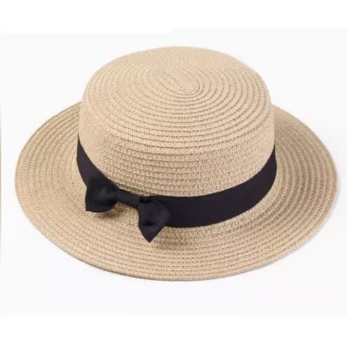 Unisex Boater Hat - Beige
